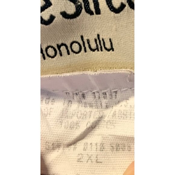 EUC Cooke Street Honolulu Men's Aloha Button Down Shirt Tropical Blue 2XL - Picture 6 of 9